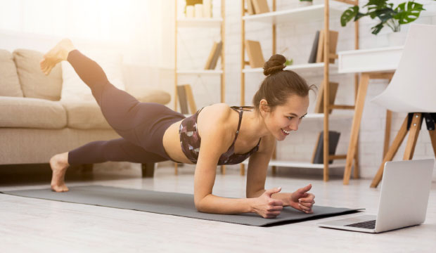 8 façons de garder la forme à la maison