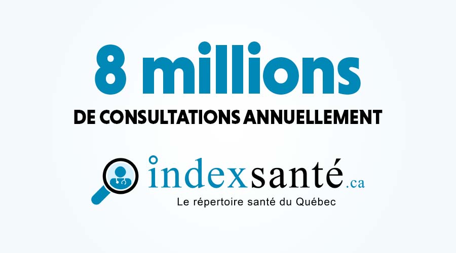 Des millions de pages vues annuellement pour le répertoire Index Santé