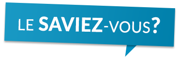 Le saviez-vous?