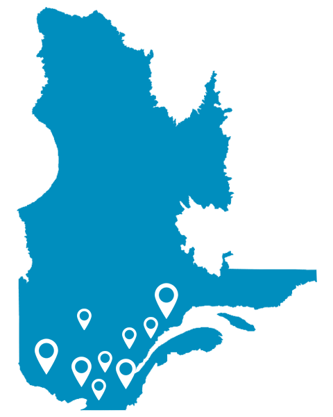 Carte du Québec