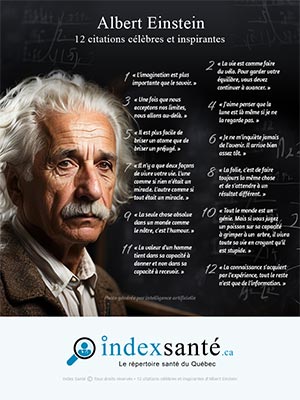 12 citations célèbres et inspirantes d'Albert Einstein