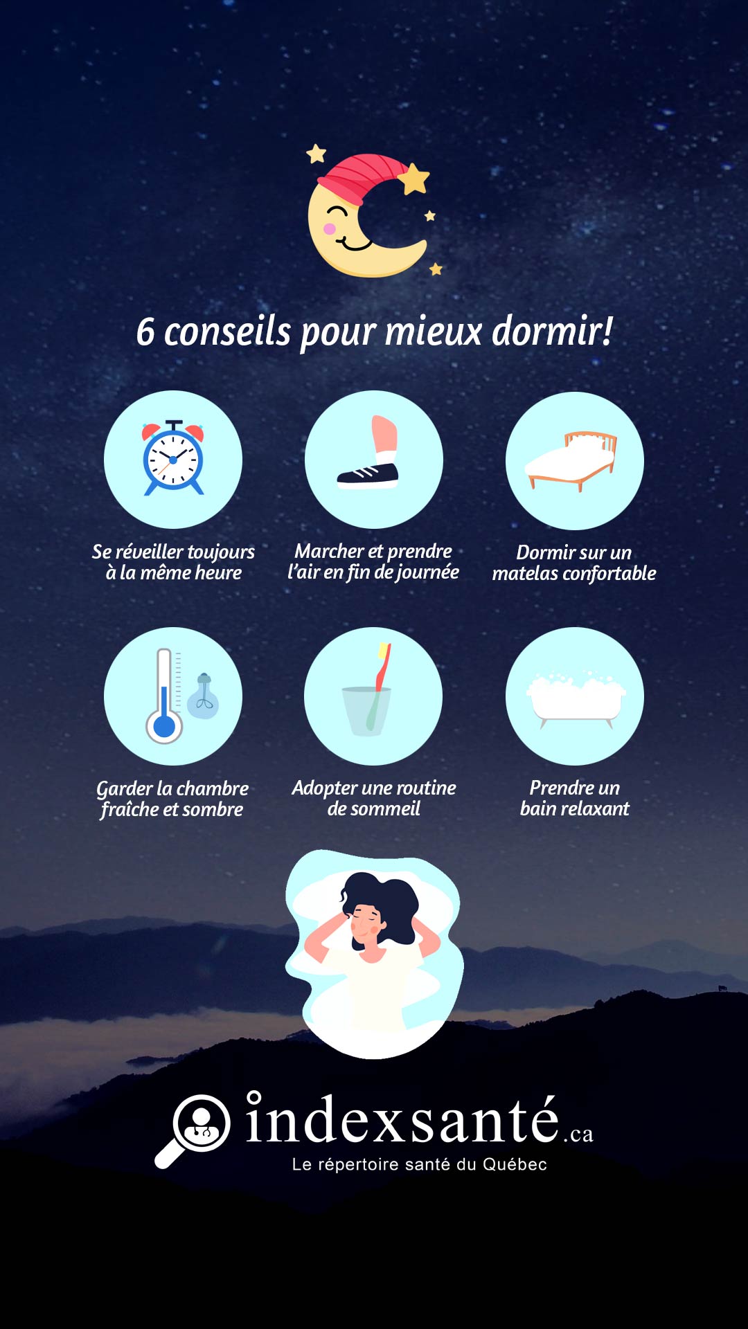 6 conseils pour mieux dormir