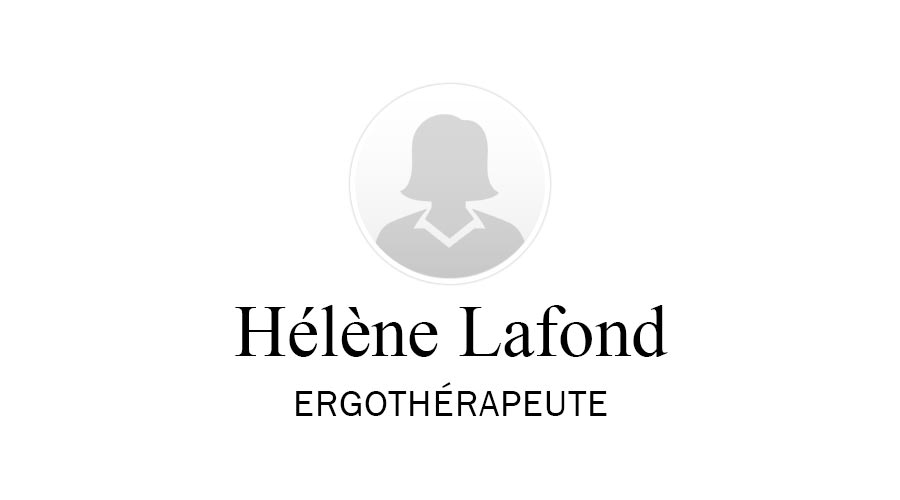 Hélène Lafond, ergothérapeute
