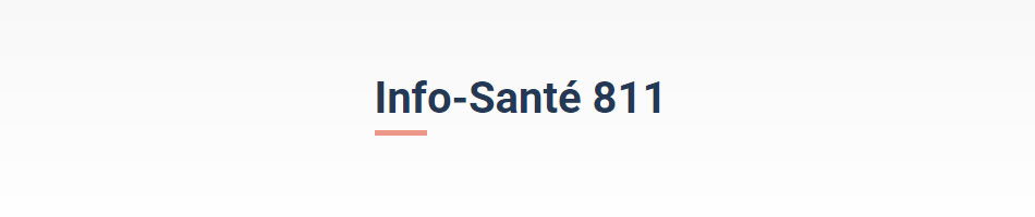 Info-Santé 811