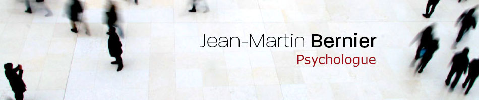 Jean-Martin Bernier, psychologue