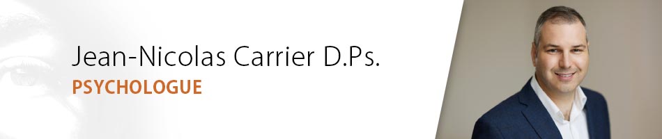 Jean-Nicolas Carrier, D.Ps. Psychologue