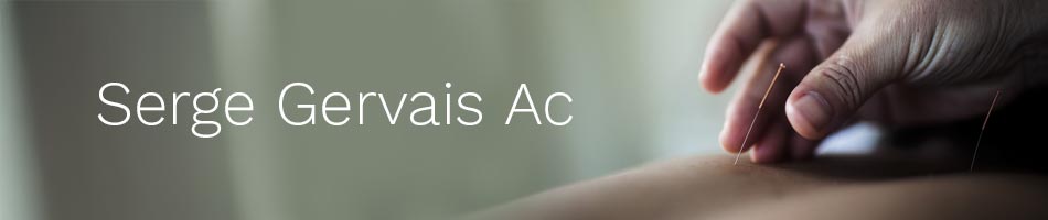 Serge Gervais, acupuncteur