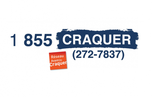 1 855 CRAQUER : La ligne de référence à contacter pour les proches d'une personne vivant avec un trouble de santé mentale