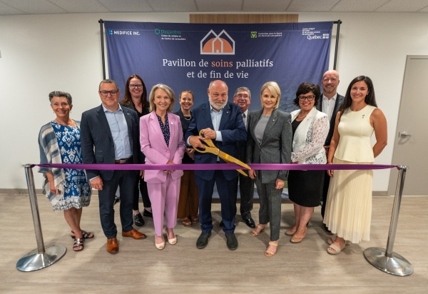 Inauguration du nouveau Pavillon de soins palliatifs et de fin de vie à Joliette