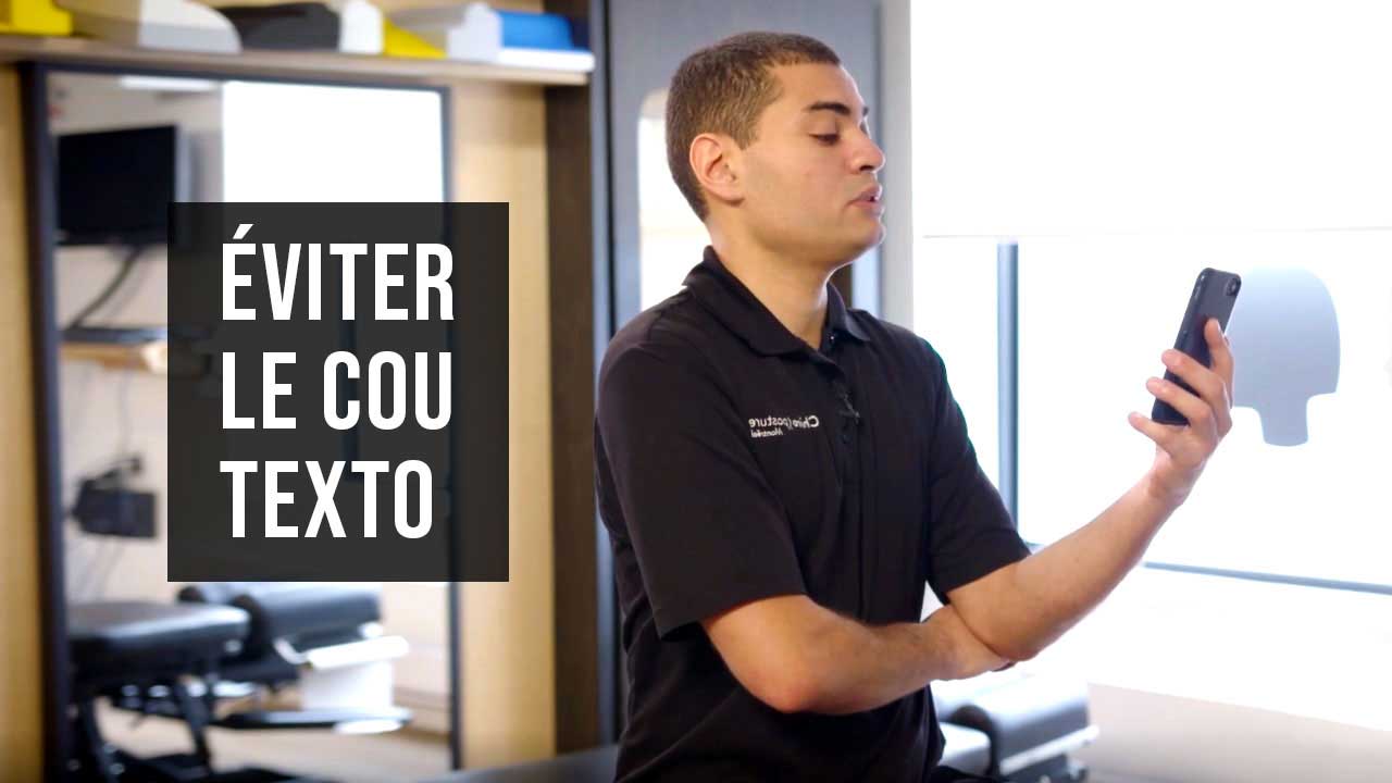 Posture et téléphone : réduire la douleur liée au cou texto