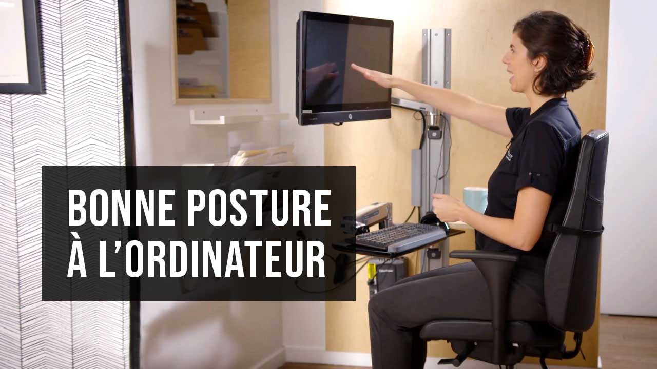 Posture à l'ordinateur : 5 conseils d'une chiropraticienne